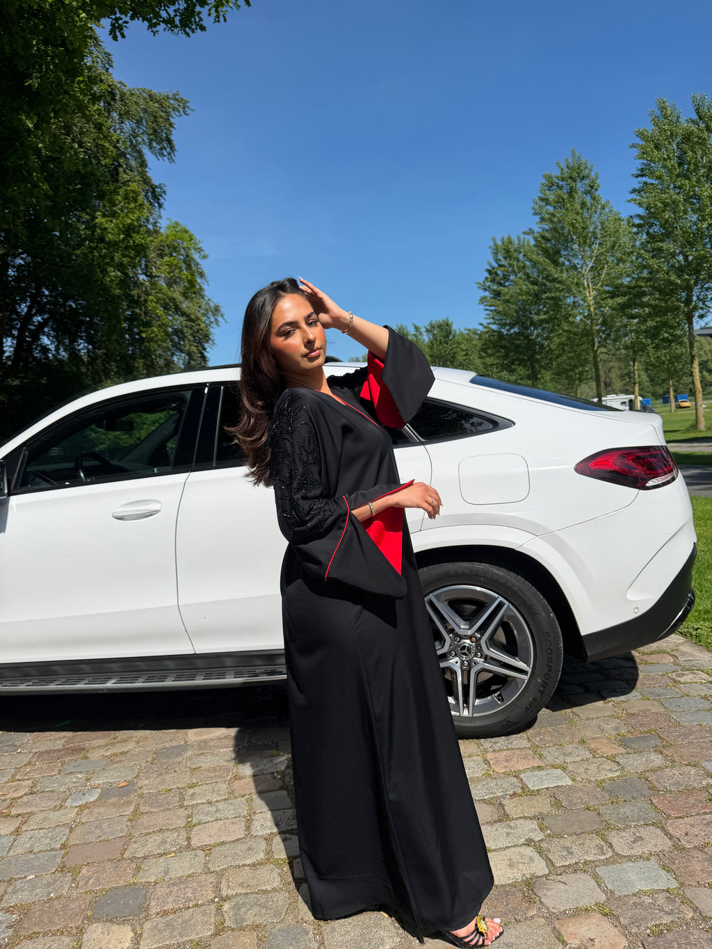 Jellaba abaya Red