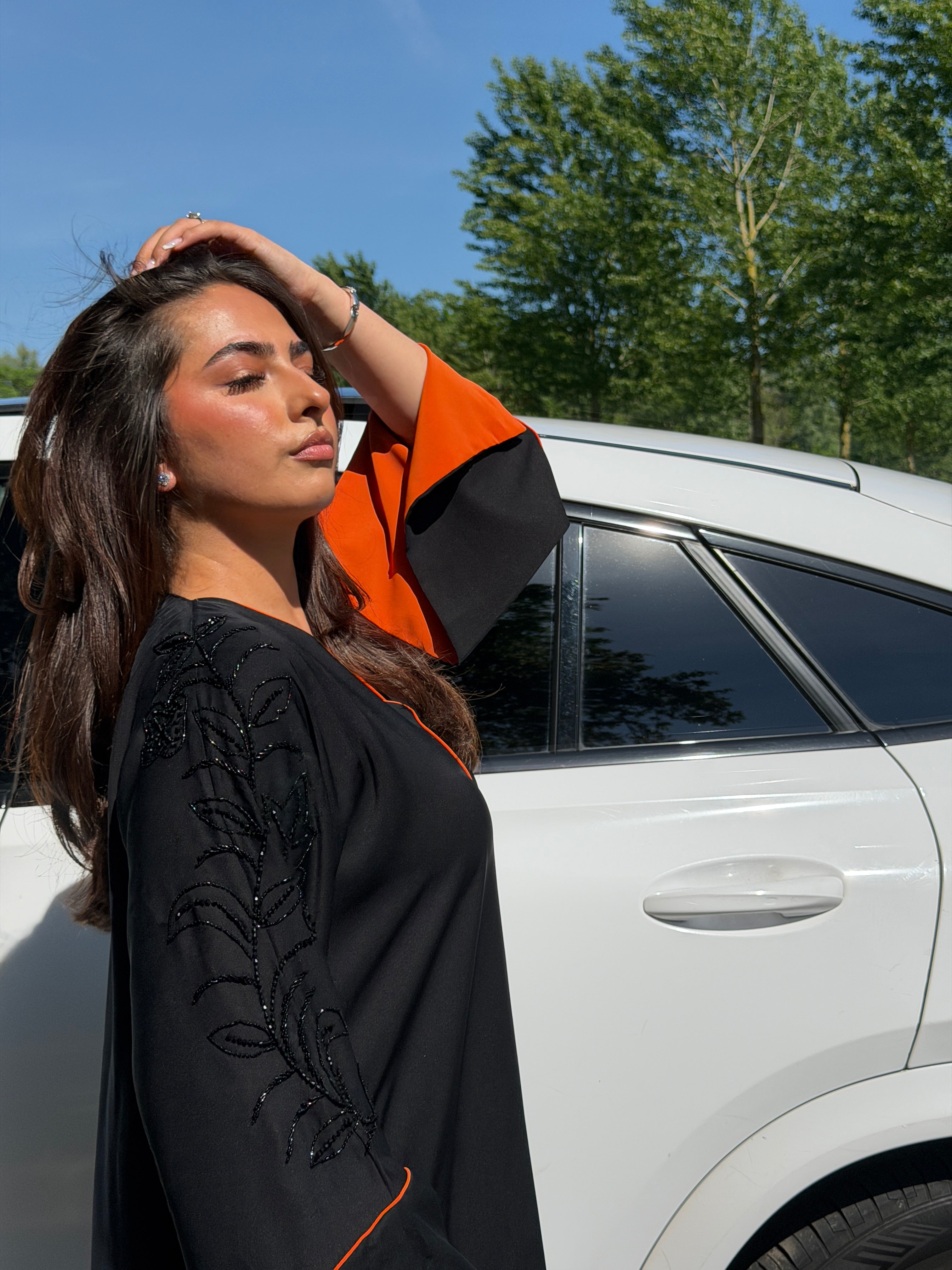 Jellaba abaya Orange