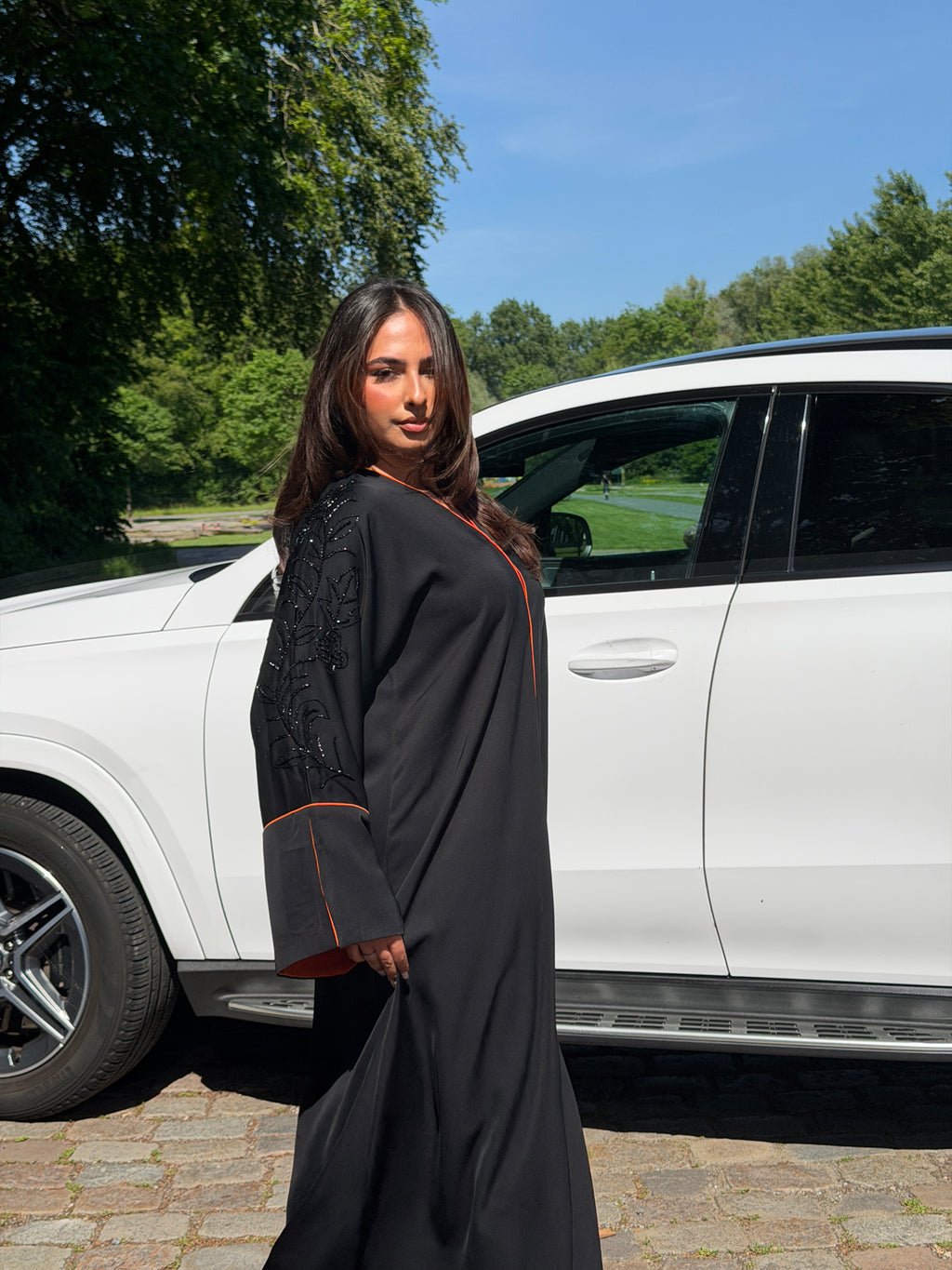 Jellaba abaya Orange