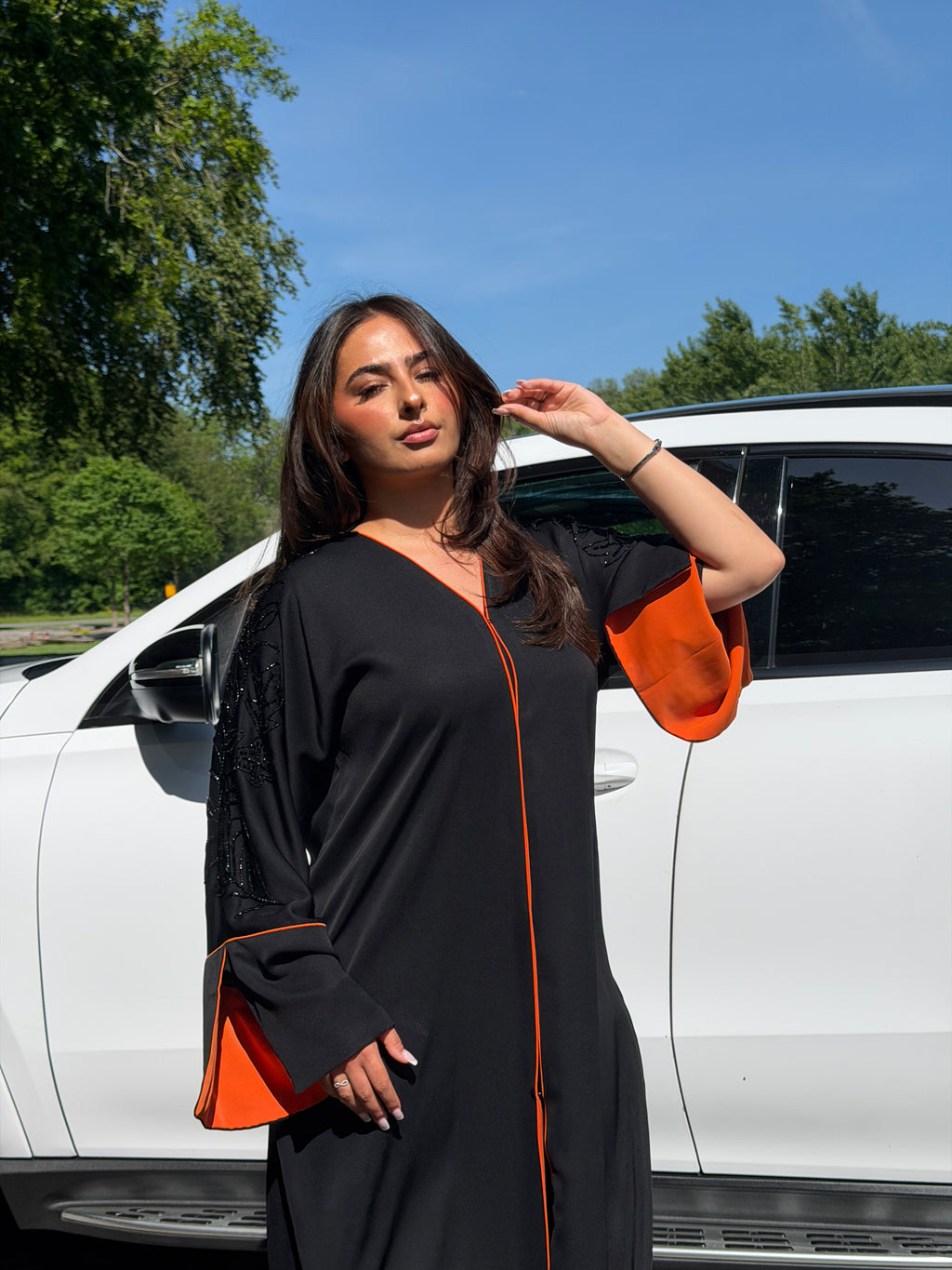 Jellaba abaya Orange