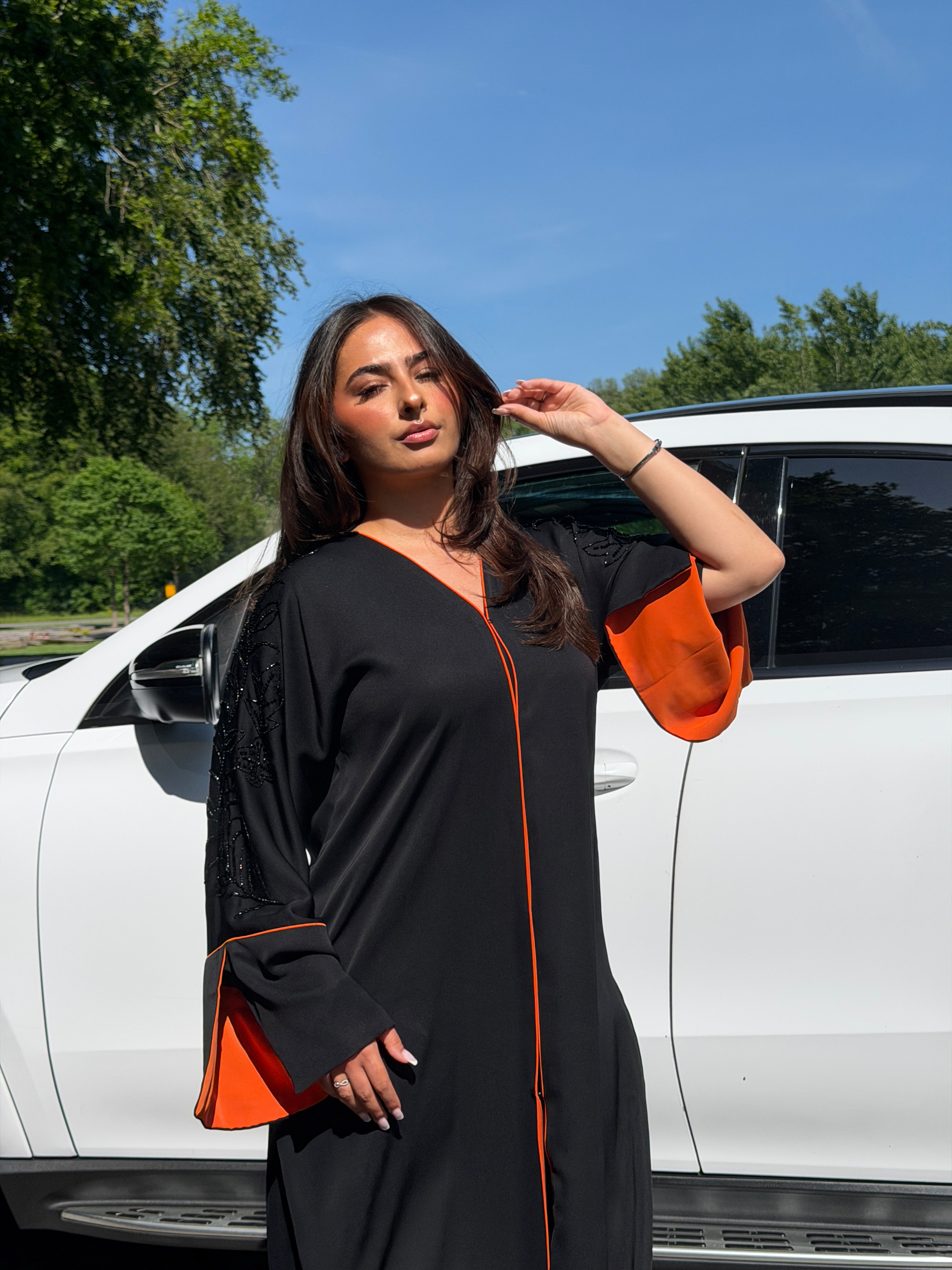 Jellaba abaya Orange