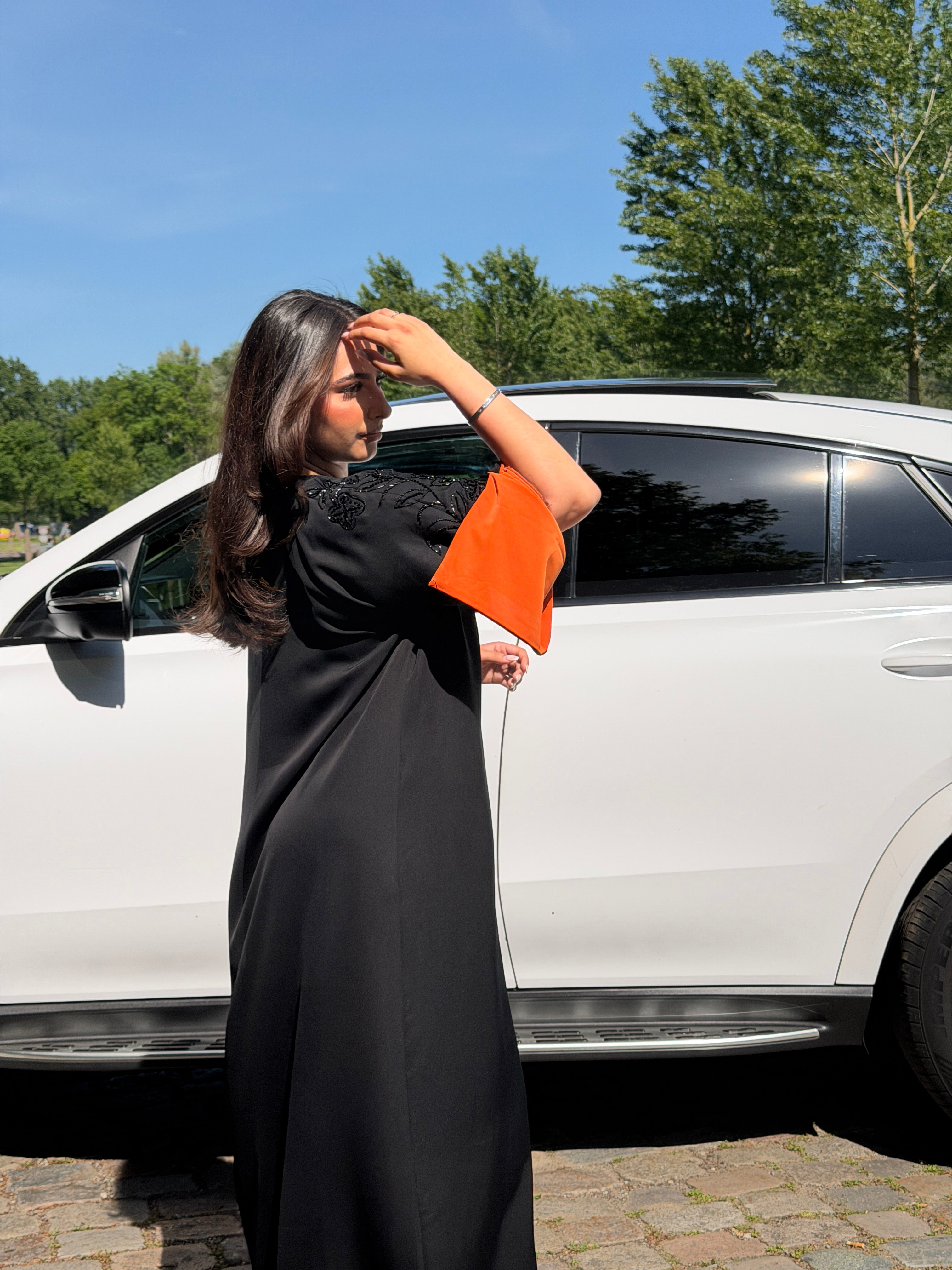 Jellaba abaya Orange
