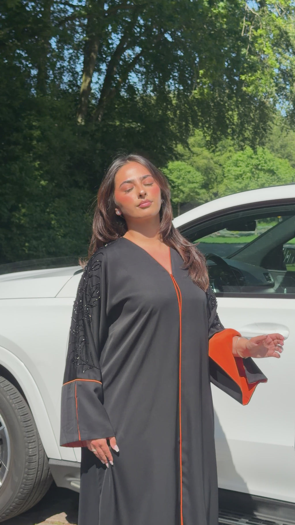 Jellaba abaya Orange