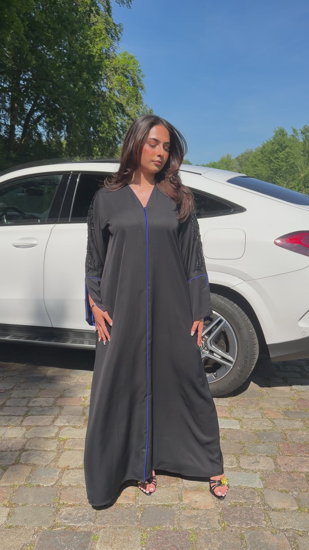 Jellaba abaya Blue
