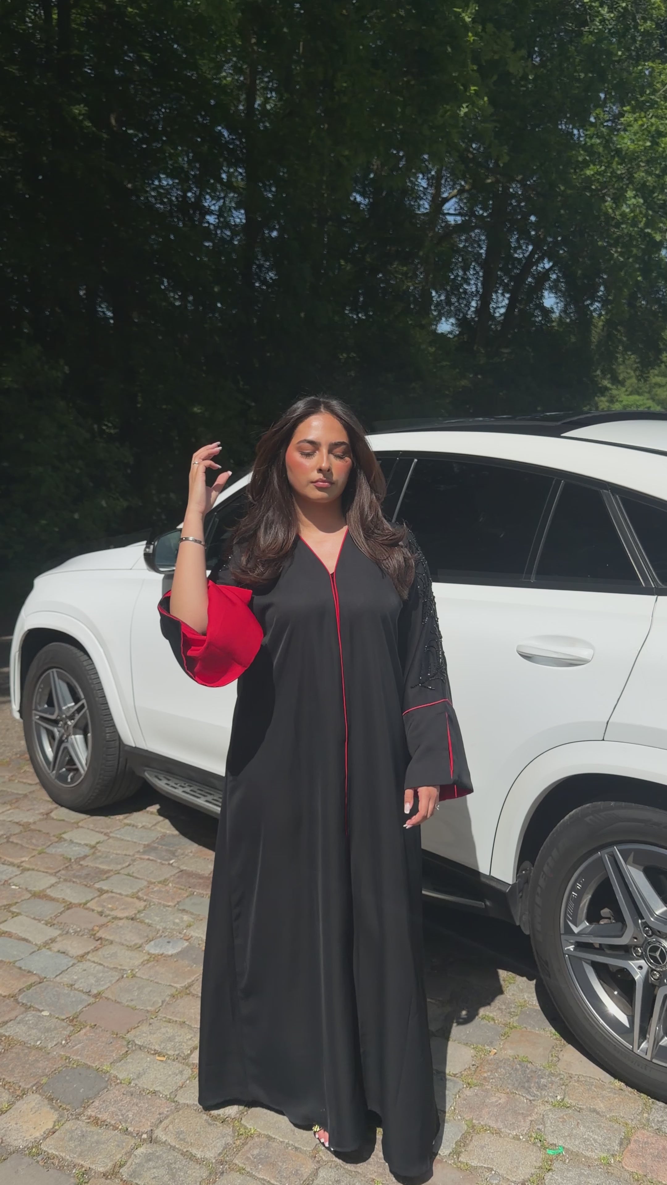 Jellaba abaya Red
